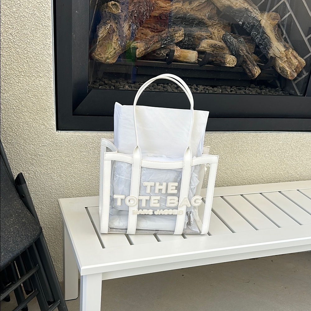 Marc Jacobs White Transparent Tote